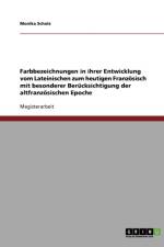 Farbbezeichnungen in Ihrer Entwicklung Vom Lateinischen Zum Heutigen Franzosisch af Monika Scholz