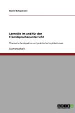 Lernstile Im Und Fur Den Fremdsprachenunterricht af Daniel Schupmann