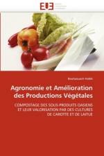 Agronomie Et Am lioration Des Productions V g tales af Habib-B
