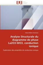 Analyse Structurale Du Diagramme de Phase La2o3-Wo3, Conduction Ionique af Chambrier-M
