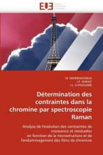 D termination Des Contraintes Dans La Chromine Par Spectroscopie Raman af Collectif