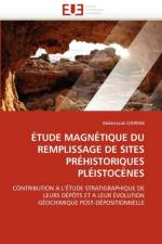 tude Magn tique Du Remplissage de Sites Pr historiques Pl istoc nes af Djerrab-A