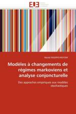 Mod les   Changements de R gimes Markoviens Et Analyse Conjoncturelle af Nguiffo-Boyom-M