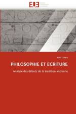 Philosophie Et Ecriture af Chiara-P