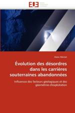 volution Des D sordres Dans Les Carri res Souterraines Abandonn es af Moiriat-D