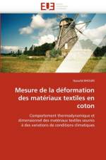 Mesure de la D formation Des Mat riaux Textiles En Coton af Bhouri-N