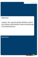 Analyse Der Operationellen Risiken Durch Den Einsatz Individueller Datenverarbeitung in Kreditinstituten af Fabian Kurz