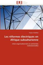 Les R formes  lectriques En Afrique Subsaharienne af Tchapga-F