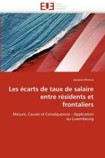 Les  carts de Taux de Salaire Entre R sidents Et Frontaliers af Brosius-J