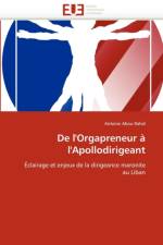 de l''orgapreneur   l''apollodirigeant af Rahal-A