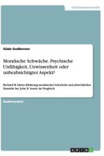 Moralische Schwache af G De Godbersen