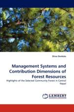 Management Systems and Contribution Dimensions of Forest Resources af Shiva Devkota