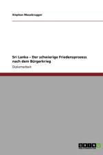 Sri Lanka. Der Schwierige Friedensprozess Nach Dem Burgerkrieg af Stephan Moosbrugger