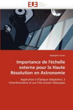 Importance de l'' chelle Externe Pour La Haute R solution En Astronomie af Conan-R