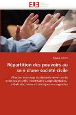 Repartition des pouvoirs au sein d'une societe civile af Costet-T