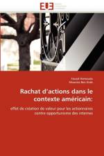 Rachat D Actions Dans Le Contexte Am ricain af Collectif