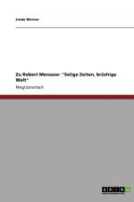 Zu Robert Menasse af Linda Werner