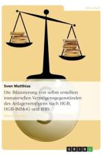 Die Bilanzierung Von Selbst Erstellten Immateriellen Vermogensgegenstanden Des Anlagevermogens Nach Hgb, Hgb-Bilmog Und Ifrs af Sven Matthias