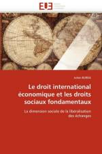 Le Droit International  conomique Et Les Droits Sociaux Fondamentaux af Burda-J