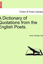 A Dictionary of Quotations from the English Poets. af Henry Bohn