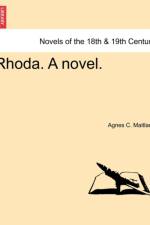 Rhoda. a Novel. af Agnes C Maitland