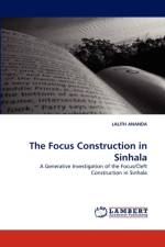The Focus Construction in Sinhala af Lalith Ananda
