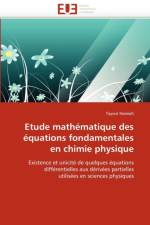 Etude Math matique Des  quations Fondamentales En Chimie Physique af Hamieh-T