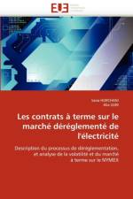 Les Contrats   Terme Sur Le March  D r glement  de l'' lectricit af Collectif