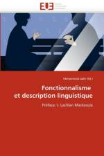 Fonctionnalisme Et Description Linguistique af Jadir (Ed )-M