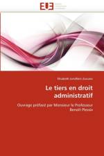 Le Tiers En Droit Administratif af Jurvilliers Zuccaro-E