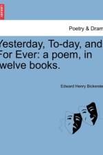 Yesterday, To-Day, and for Ever af Edward Henry Bickersteth