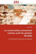 La Conservation Pr ventive Comme Outil de Gestion Durable af Maki-G