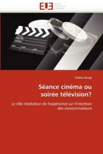 S ance Cin ma Ou Soir e T l vision? af Berge-O