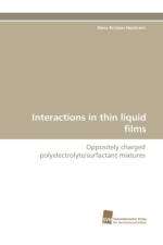 Interactions in Thin Liquid Films af Nora Kristen-Hochrein