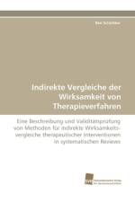 Indirekte Vergleiche Der Wirksamkeit Von Therapieverfahren af Ben Sch Ttker
