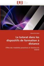 Le Tutorat Dans Les Dispositifs de Formation   Distance af De Lievre-B