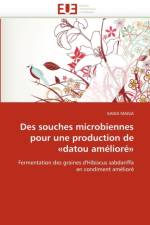 Des Souches Microbiennes Pour Une Production de Datou Am lior af Maiga-K
