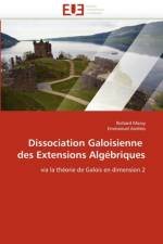 Dissociation galoisienne des extensions algebriques af Collectif