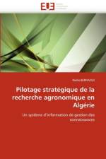 Pilotage Strat gique de la Recherche Agronomique En Alg rie af Bernaoui-R