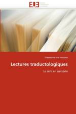 Lectures Traductologiques af Amvane-T