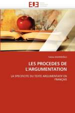 Les Procedes de l''argumentation af Kazano Lu-F