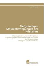 Tiefgrundigen Massenbewegungen Des Kristallins af Hubert Kirschner