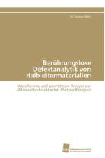 Beruhrungslose Defektanalytik von Halbleitermaterialien af Hahn Dr Torsten
