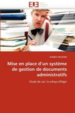 Mise En Place d''un Syst me de Gestion de Documents Administratifs af Moudjeb-A