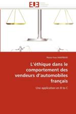 L'' thique Dans Le Comportement Des Vendeurs d''automobiles Fran ais af Hantraye-P