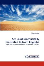 Are Saudis Intrinsically Motivated to Learn English? af Fakieh Alrabai