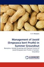 Management of Jassid (Empoasca Kerri Pruthi) in Summer Groundnut af A V Khanpara