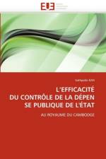 L''efficacit  Du Contr le de la D pense Publique de l'' tat af Kan-S