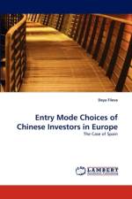 Entry Mode Choices of Chinese Investors in Europe af Deya Fileva