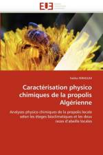 Caract risation Physico Chimiques de la Propolis Alg rienne af Ferhoum-F